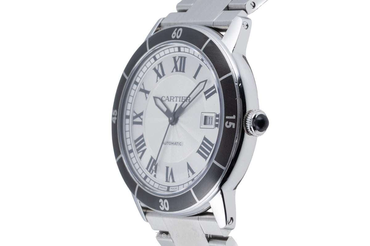 Cartier Croisiere steel automatic men's watch WSRN0010  [2605703]