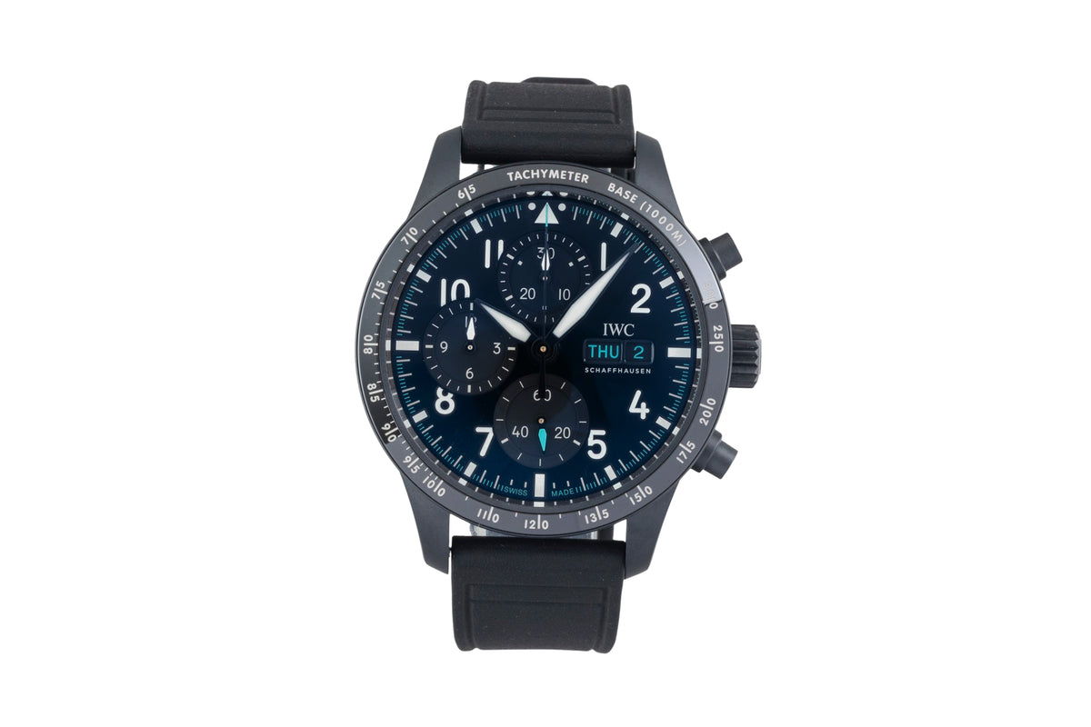 IWC Pilot chronographe céramique automatique montre pour hommes IW388306 LP: 16000EUR  [2605705]