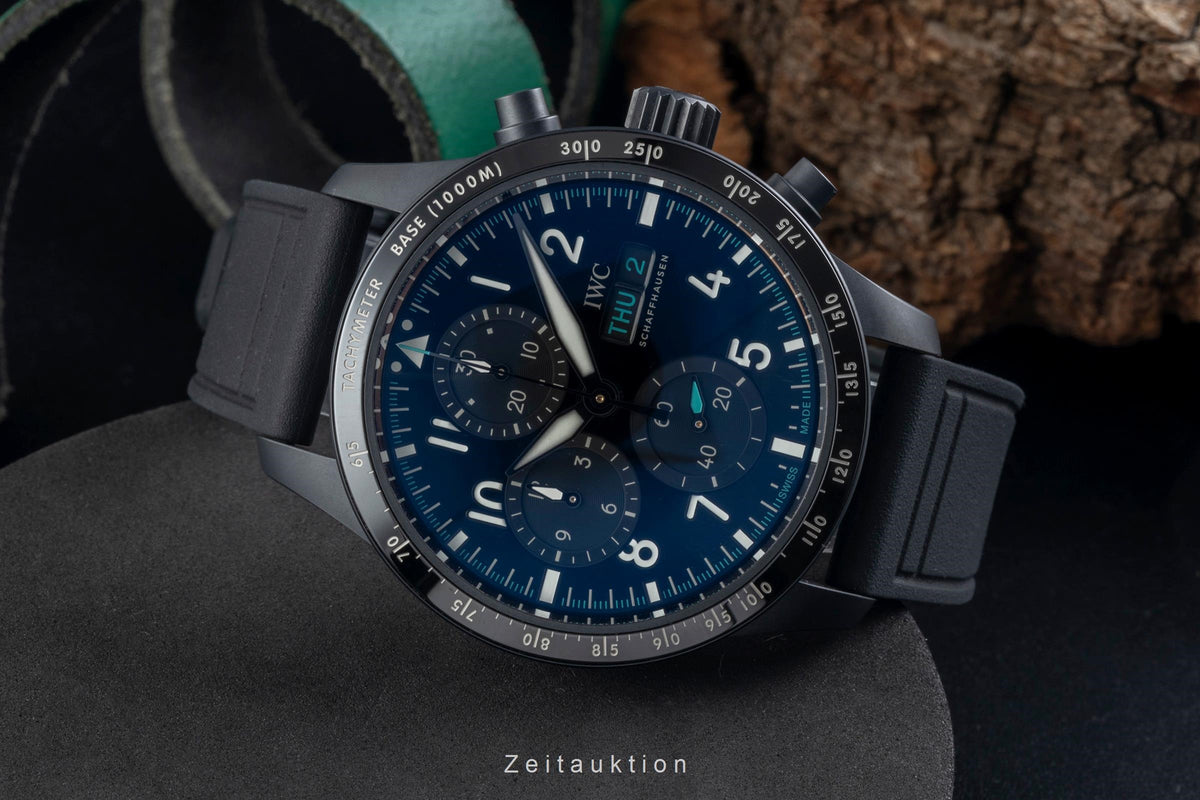 IWC Pilot cronógrafo cerámica automático reloj para caballeros IW388306 LP: 16000EUR  [2605705]
