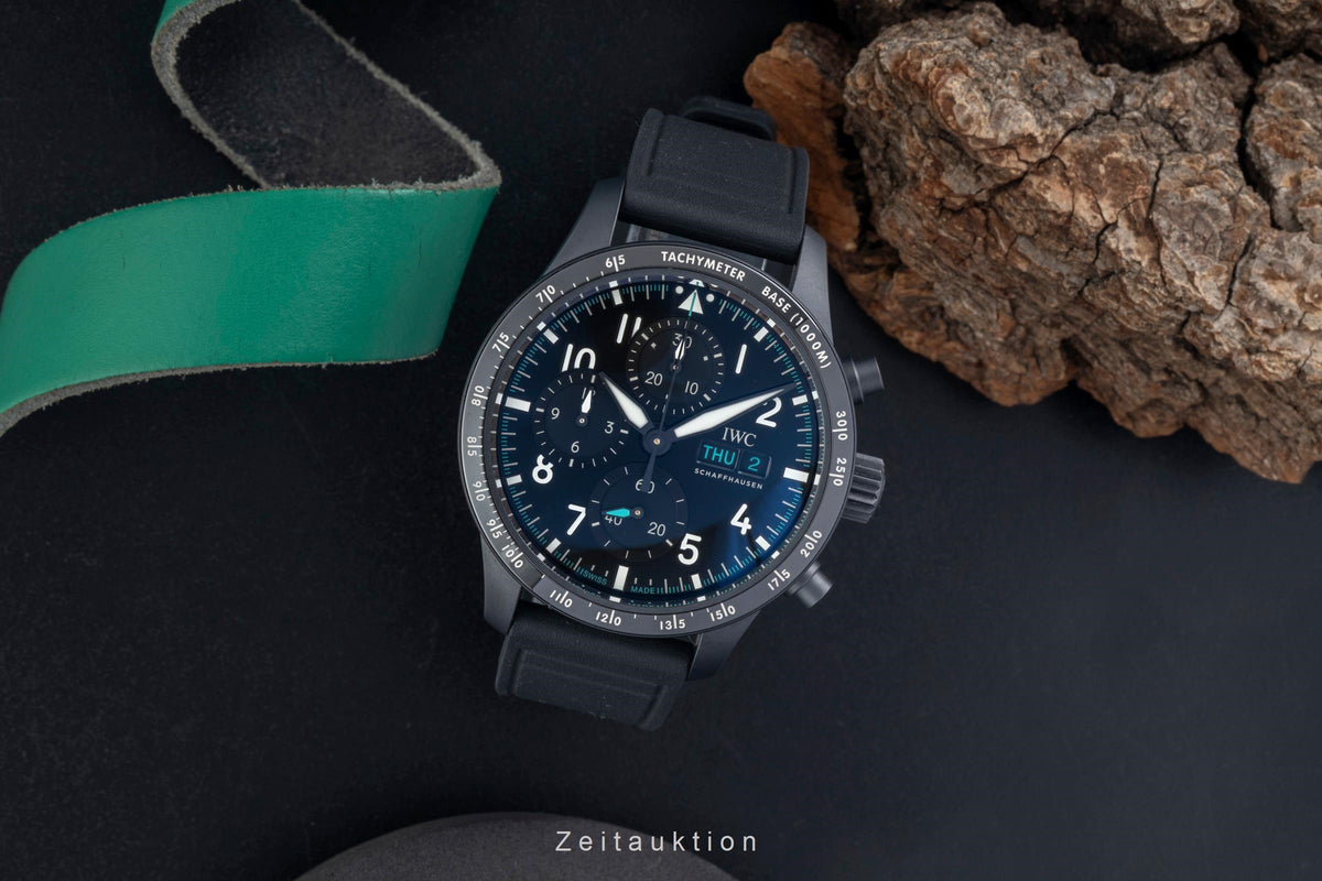 IWC Pilot cronógrafo cerámica automático reloj para caballeros IW388306 LP: 16000EUR  [2605705]