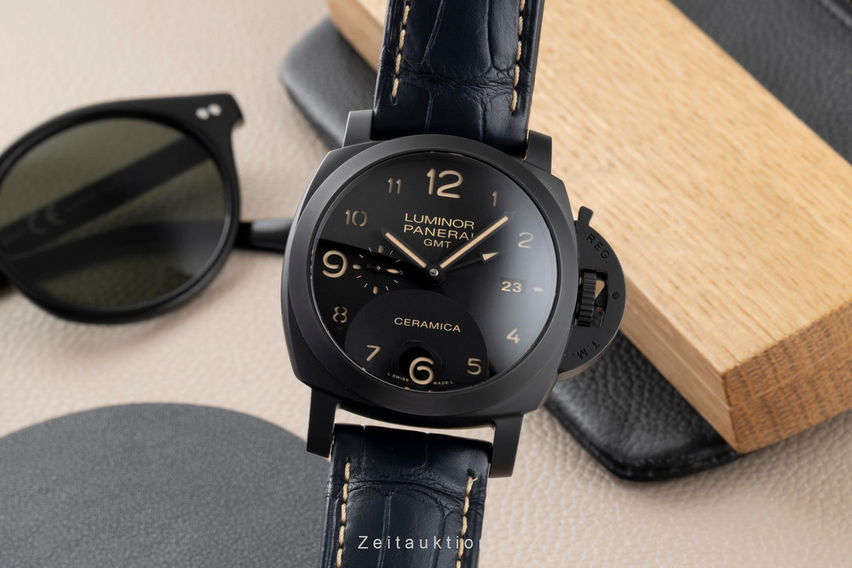 Panerai Luminor GMT ceramic / titanium automatic men's watch PAM00441  [2605709]
