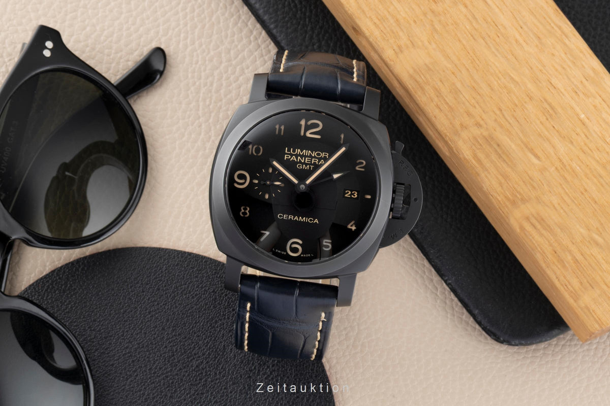 Panerai Luminor GMT ceramic / titanium automatic men's watch PAM00441  [2605709]