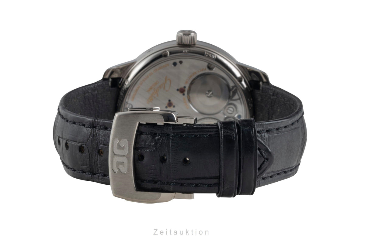Glashütte Senator 18 ct white gold manual winding men's watch 1-58-01-01-04-04  [2605713]