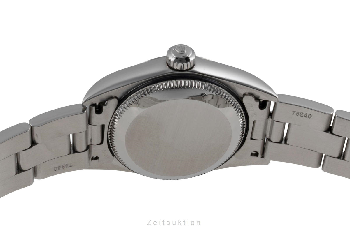 Rolex Oyster Perpetual Salmon Dial Edelstahl Automatik Ref. 76080 B&P 2005 [2605717]