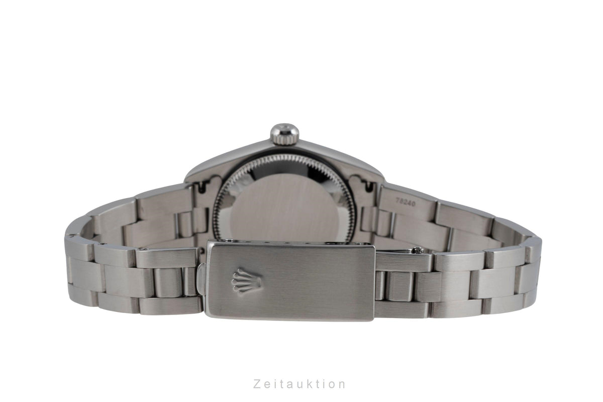 Rolex Oyster Perpetual Salmon Dial Edelstahl Automatik Ref. 76080 B&P 2005 [2605717]