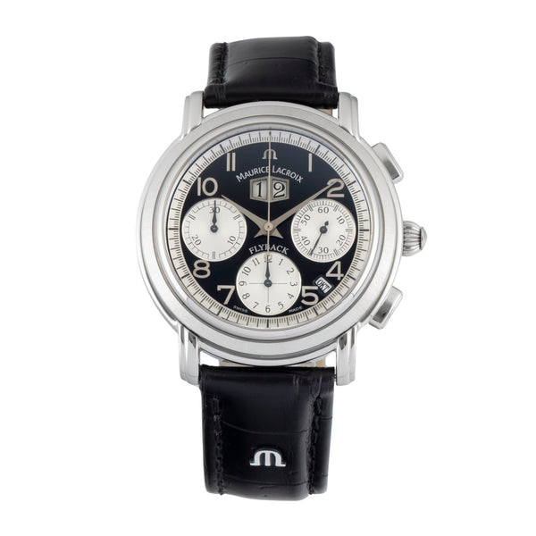 Maurice Lacroix Masterpiece Flyback cronógrafo acero automático reloj para caballeros 15827  [2605719]