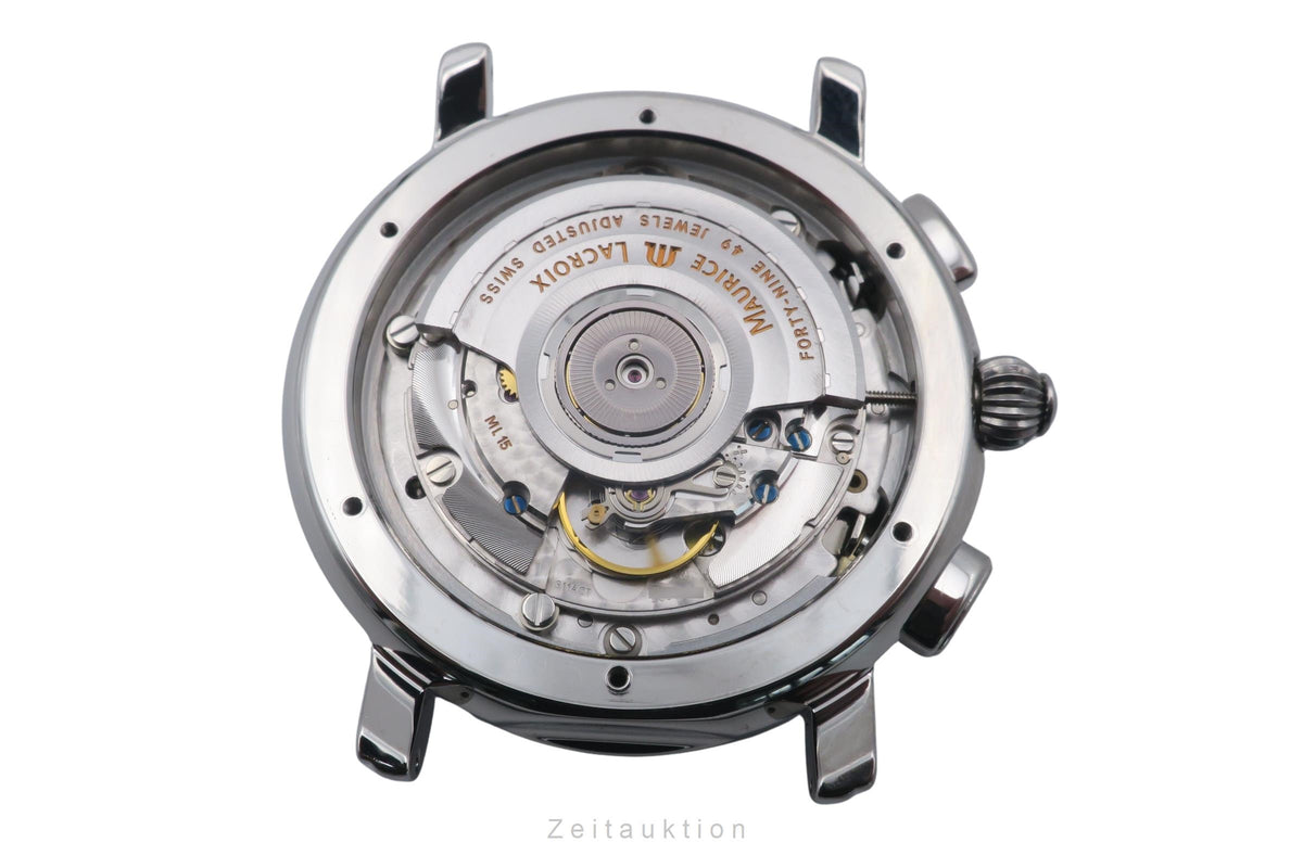 Maurice Lacroix Masterpiece Flyback cronógrafo acero automático reloj para caballeros 15827  [2605719]