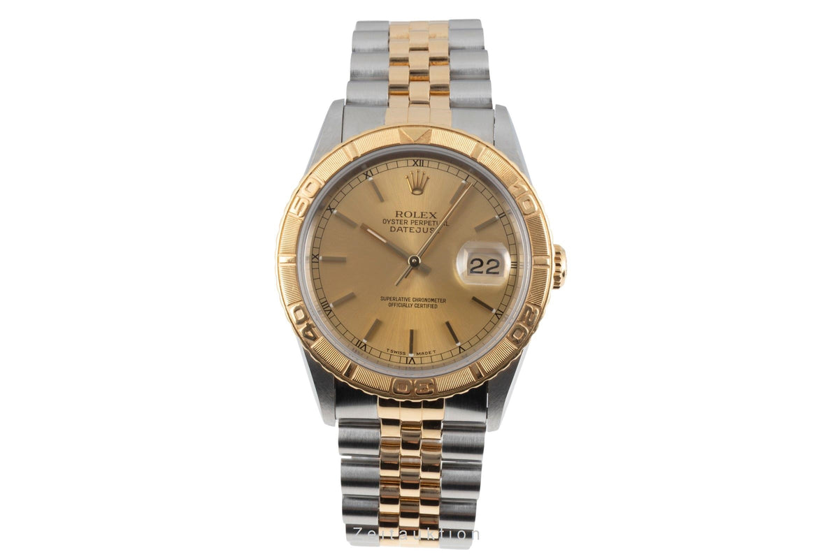 Rolex Datejust Turn-O-Graph steel / gold automatic men's watch 16236  [2605722]