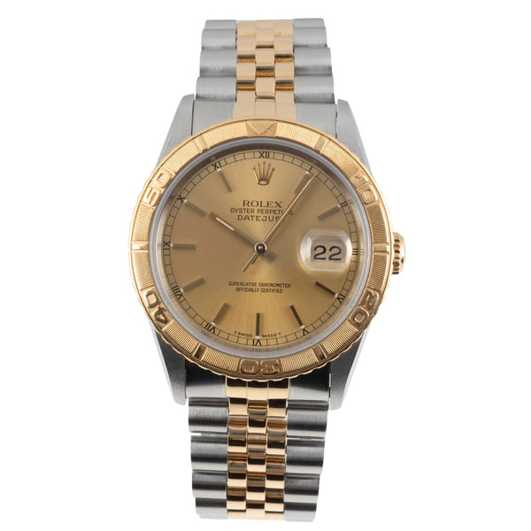 Rolex Datejust Turn-O-Graph steel / gold automatic men's watch 16236  [2605722]