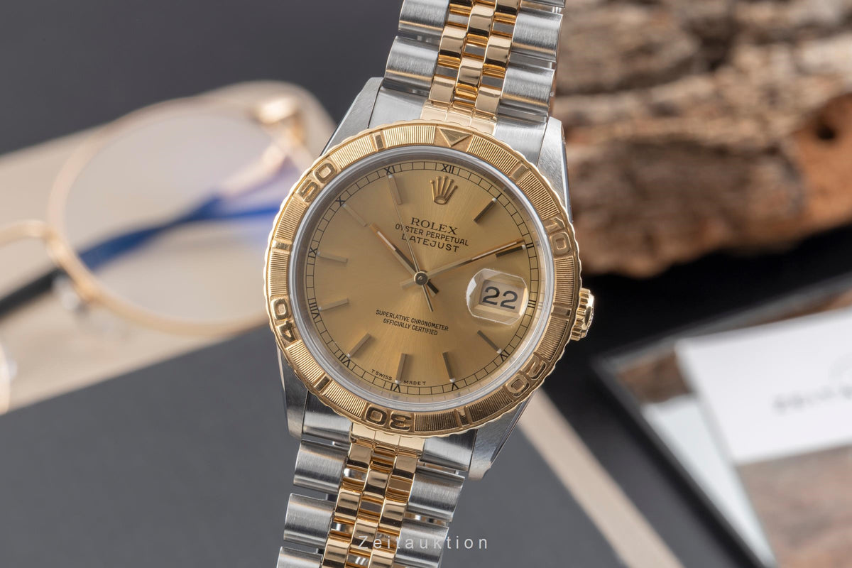 Rolex Datejust Turn-O-Graph steel / gold automatic men's watch 16236  [2605722]