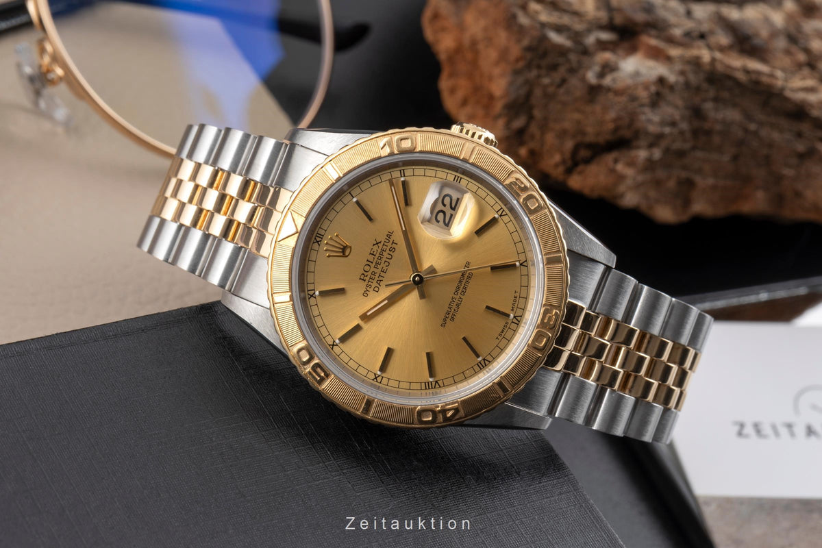 Rolex Datejust Turn-O-Graph steel / gold automatic men's watch 16236  [2605722]