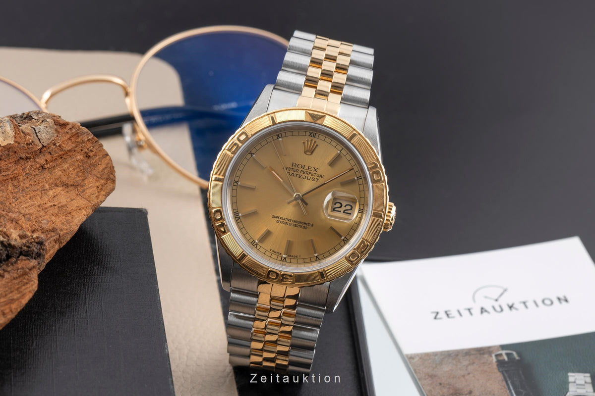 Rolex Datejust Turn-O-Graph steel / gold automatic men's watch 16236  [2605722]