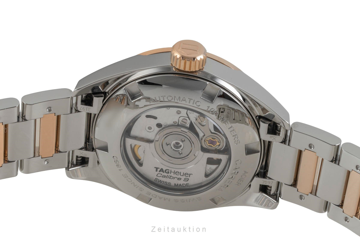 Tag Heuer Carrera Lady MOP Diamond Dial Stahl / Gold Automatik Ref WAR2452 [2605723]