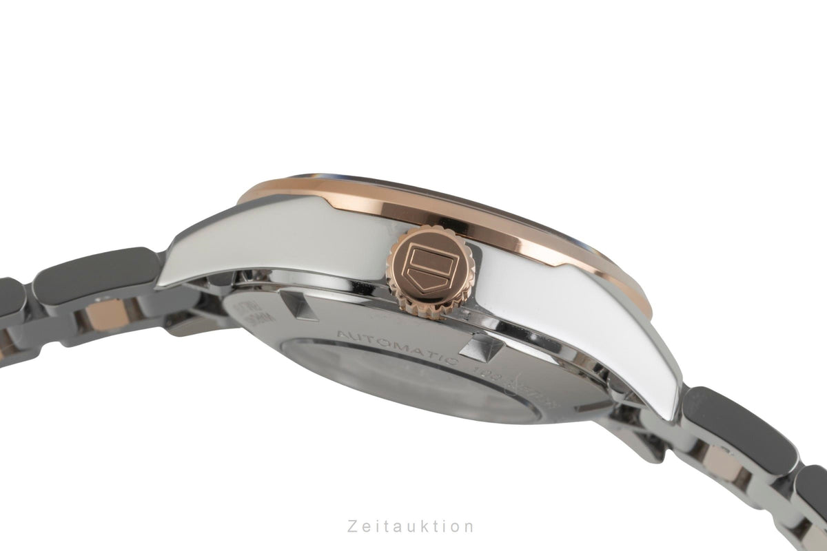 Tag Heuer Carrera Lady MOP Diamond Dial Stahl / Gold Automatik Ref WAR2452 [2605723]