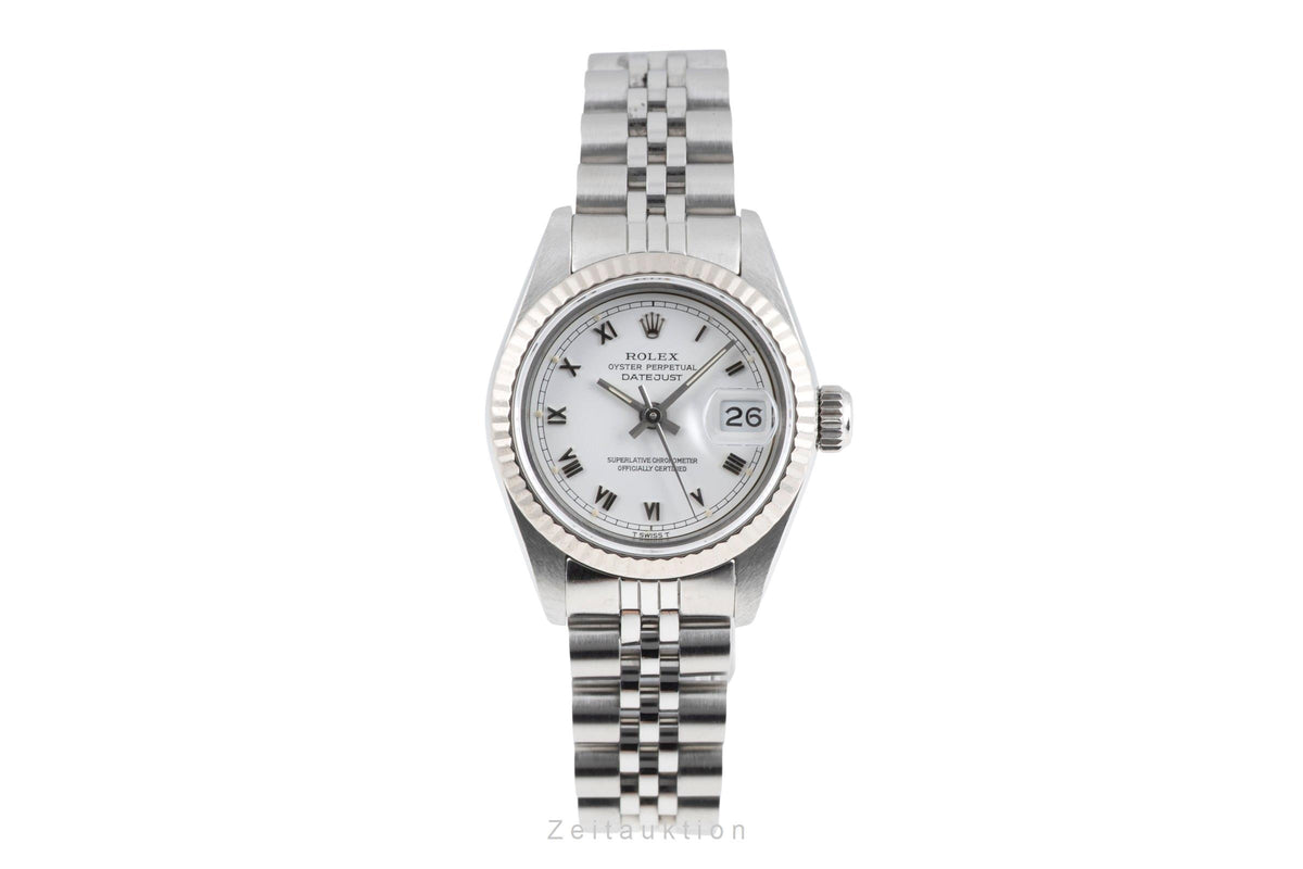 Rolex Lady Datejust steel / white gold automatic women's watch 69174  [2605725]
