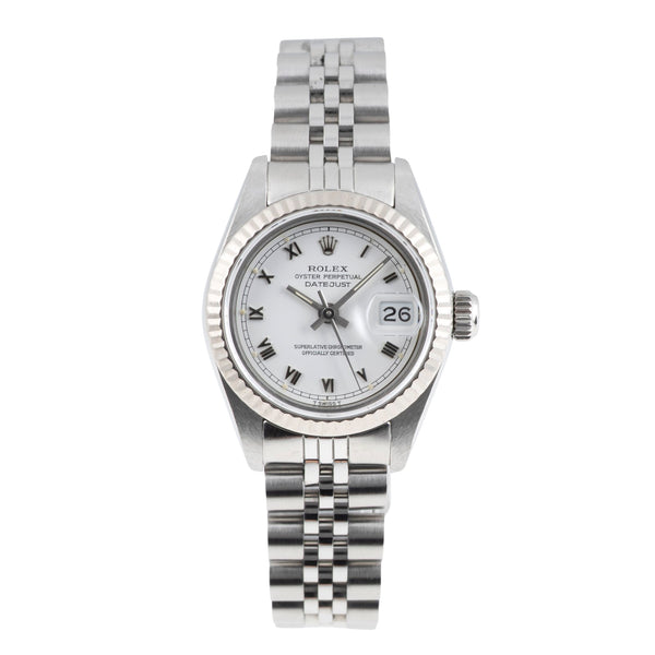 Rolex Lady Datejust steel / white gold automatic women's watch 69174  [2605725]