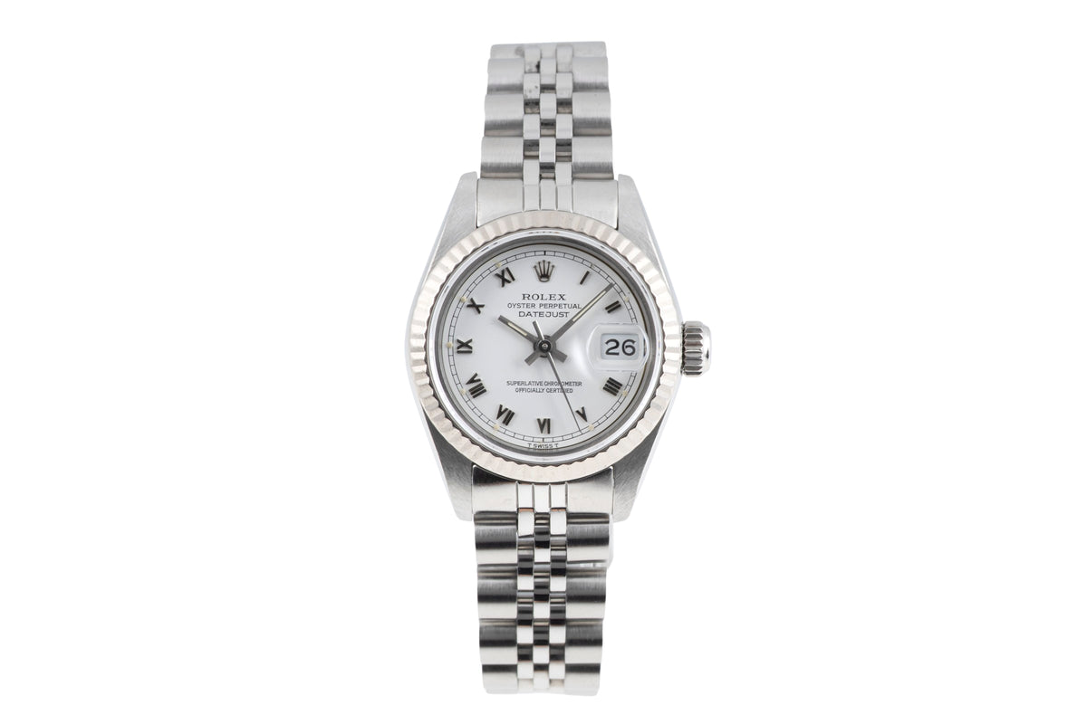 Rolex Lady Datejust steel / white gold automatic women's watch 69174  [2605725]