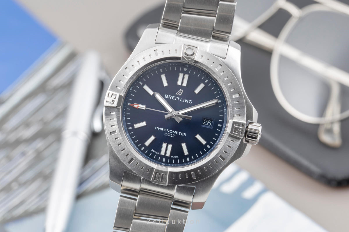 Breitling Colt acero automático reloj para caballeros A17388  [2605728]