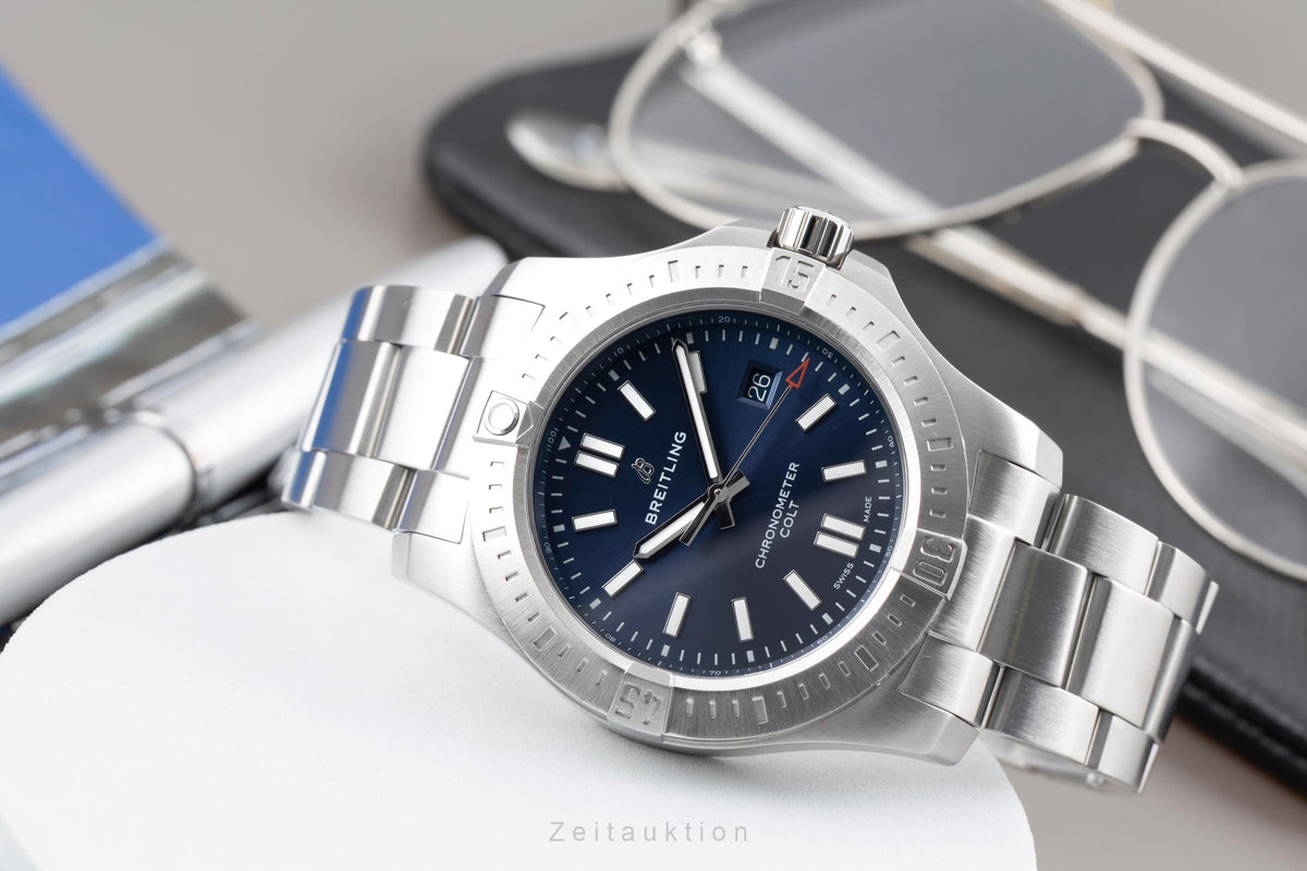 Breitling Colt acero automático reloj para caballeros A17388  [2605728]