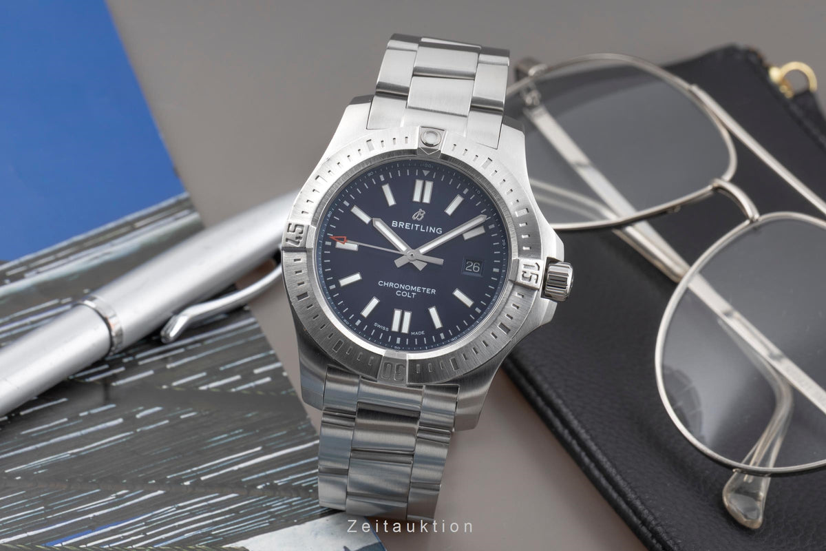 Breitling Colt acero automático reloj para caballeros A17388  [2605728]