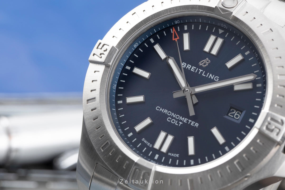 Breitling Colt acero automático reloj para caballeros A17388  [2605728]