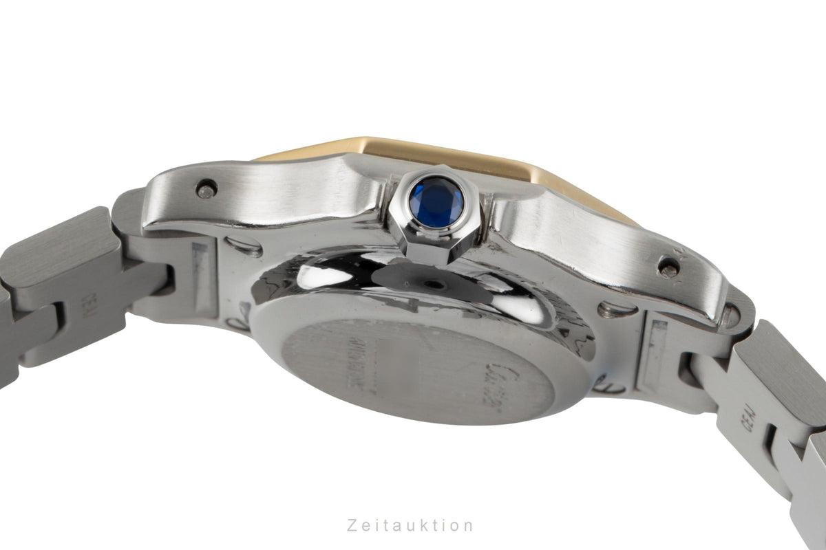 Cartier Santos steel / gold automatic women's watch 0907  [2605729]