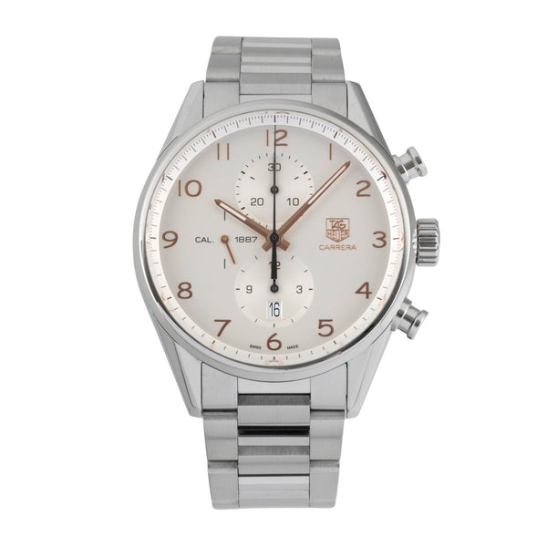 Tag Heuer Carrera chronograph steel automatic men's watch CAR2012BA079  [2605731]