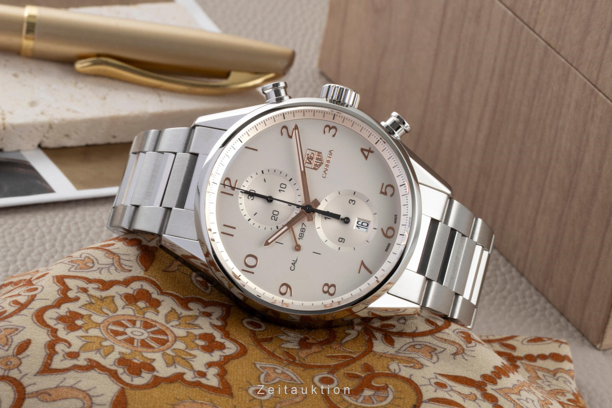 Tag Heuer Carrera chronograph steel automatic men's watch CAR2012BA079  [2605731]