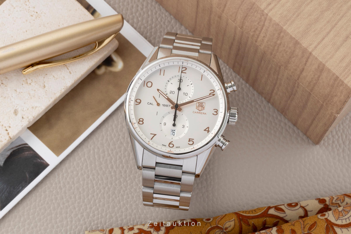 Tag Heuer Carrera chronograph steel automatic men's watch CAR2012BA079  [2605731]