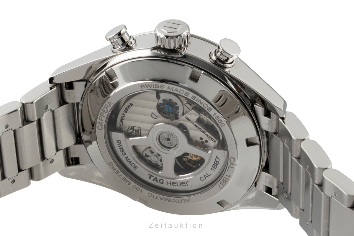 Tag Heuer Carrera chronograph steel automatic men's watch CAR2012BA079  [2605731]