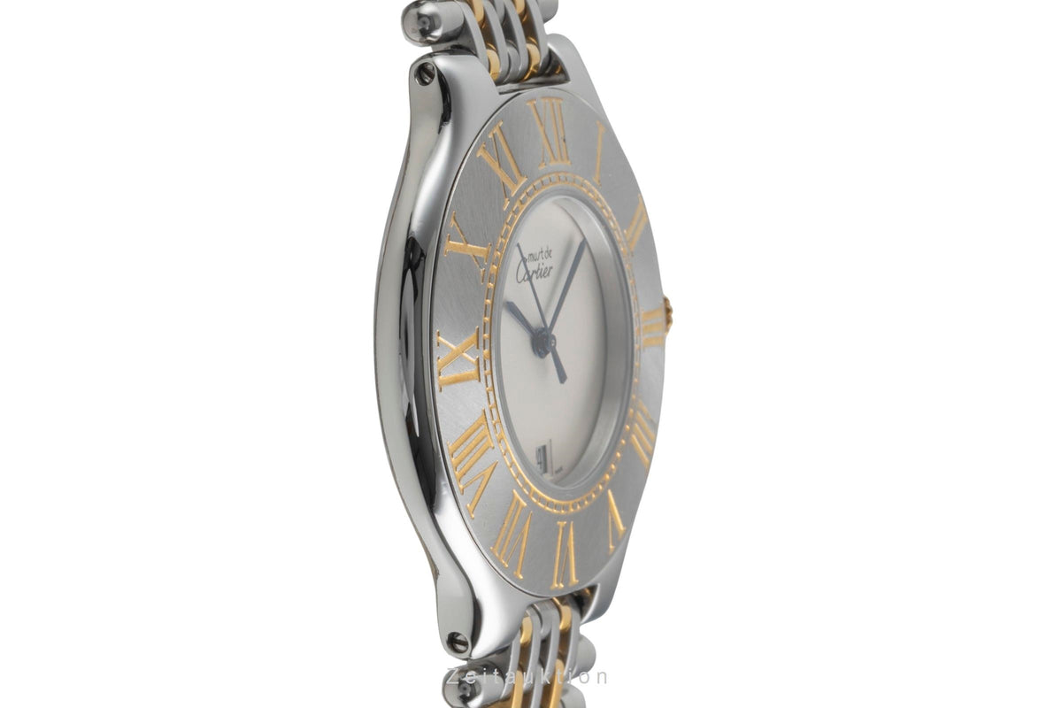Cartier Must De Cartier 21 gilt / steel quartz women's watch W10052F4  [2605732]