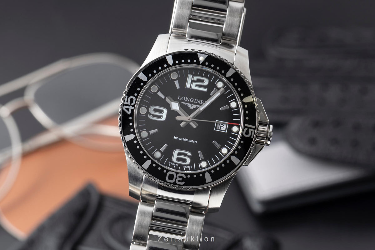 Longines Hydro Conquest acciaio quarzo orologio da uomo L3.640.4  [2605734]