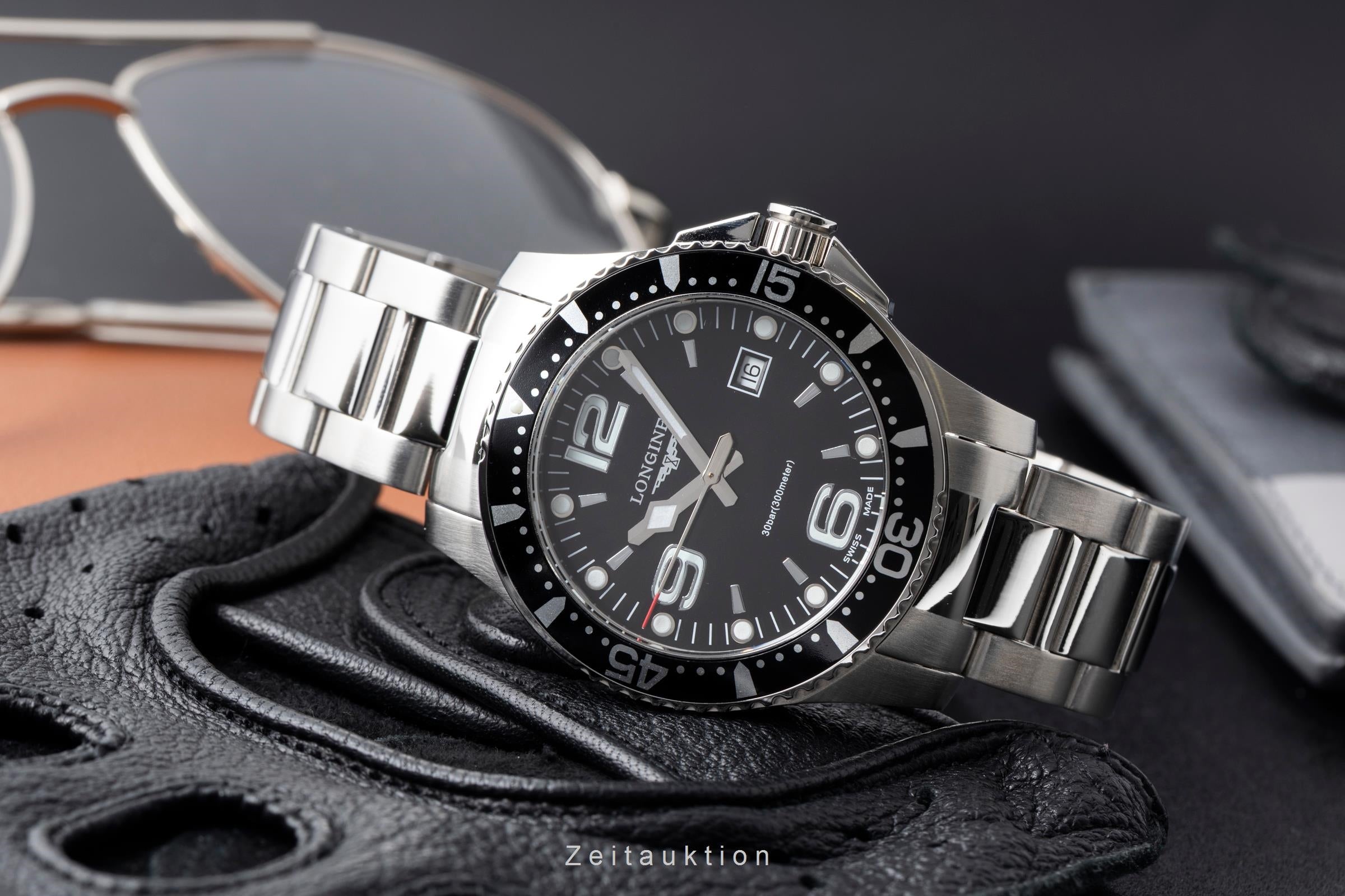 Longines Hydro Conquest steel quartz Kal. L263.2 Ref. L3.640.4