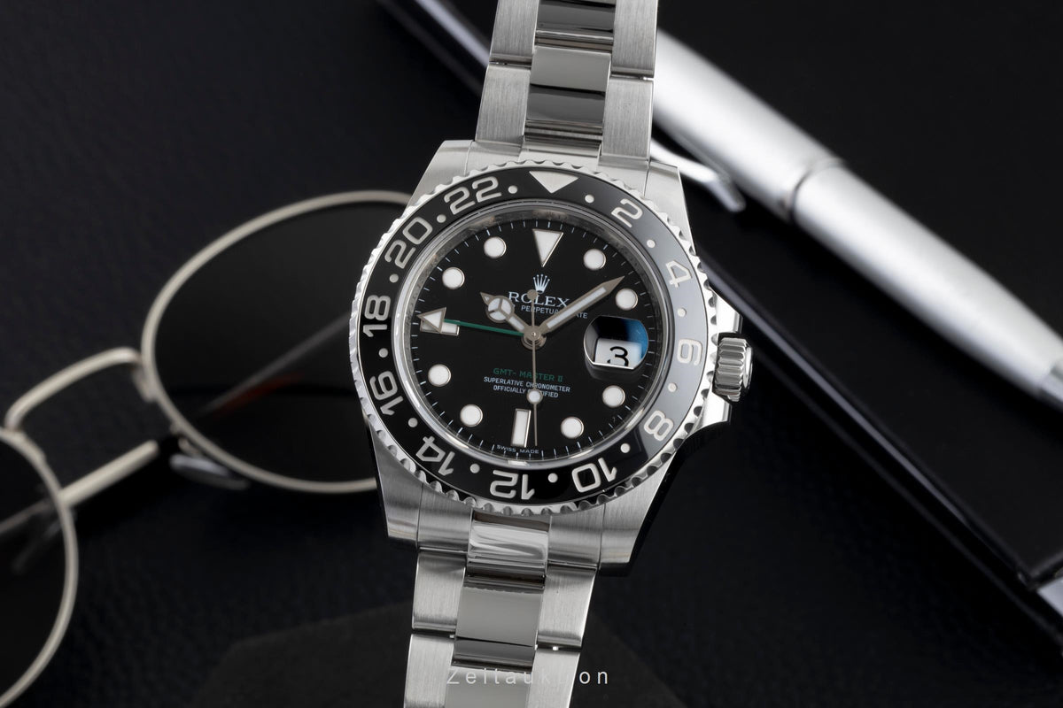 Rolex GMT-Master II acero automático reloj para caballeros 116710LN  [2605735]