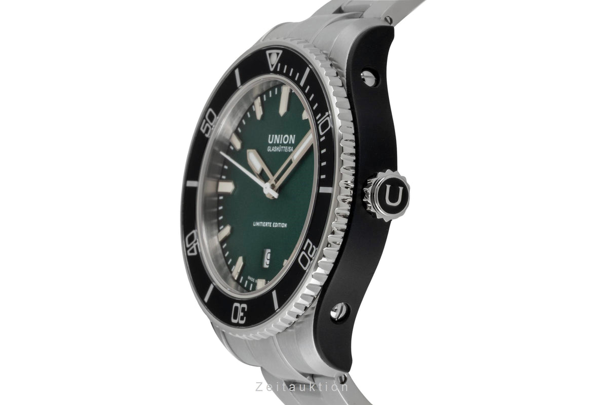 Union Glashütte Belisar Green Dial Stahl Kautschuk Automatik D009.907.11.091.09 [2605737]