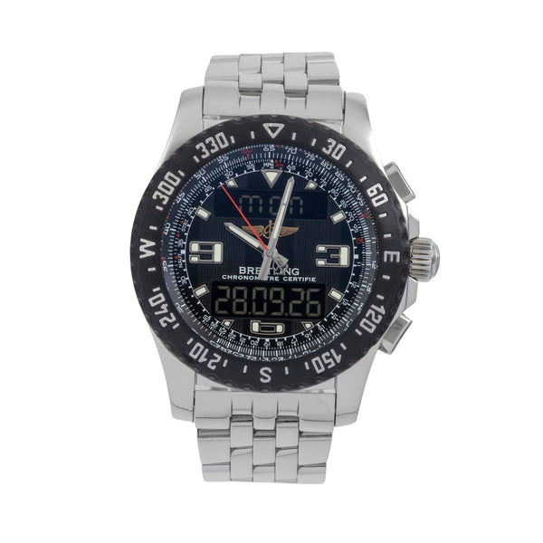 Breitling Airwolf chronograph Steel / rubber quartz men's watch A78364  [2605742]