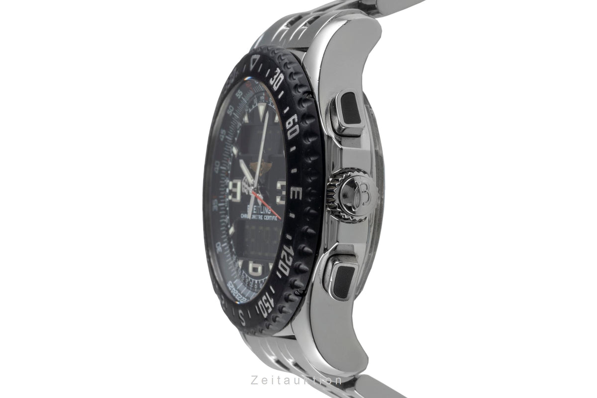 Breitling Airwolf chronograph Steel / rubber quartz men's watch A78364  [2605742]