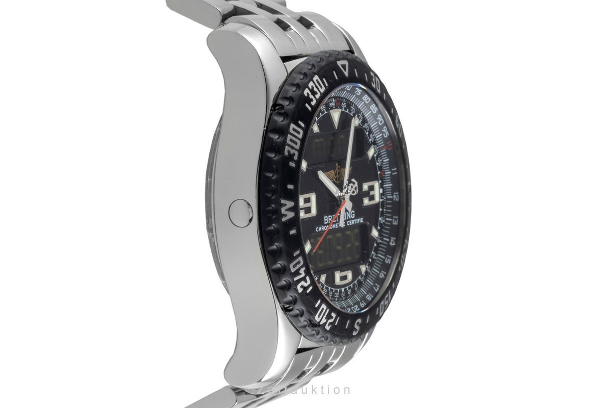 Breitling Airwolf chronograph Steel / rubber quartz men's watch A78364  [2605742]