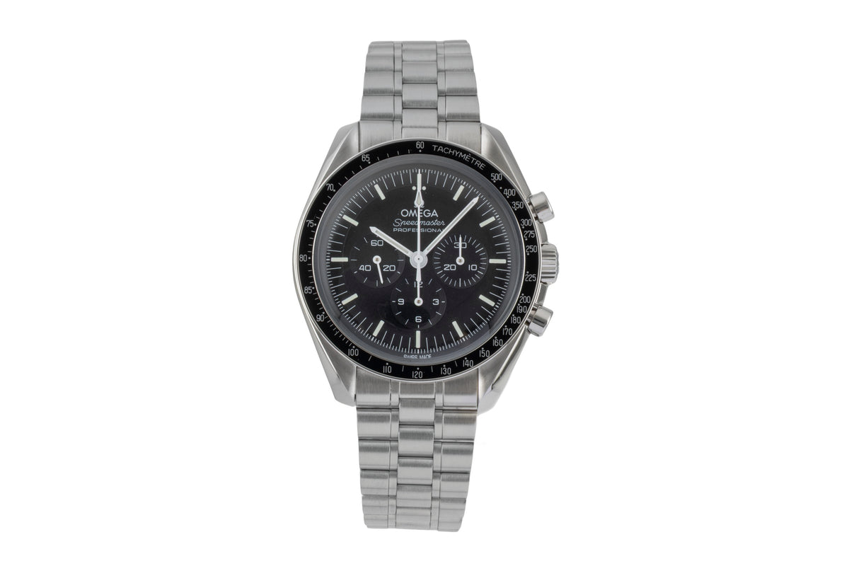 Omega Speedmaster Moonwatch chronographe acier à remontage manuel montre pour hommes 310.30.42.50.01.001 LP: 7600EUR  [2605746]