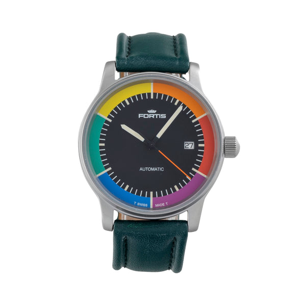 Fortis Flieger steel automatic men's watch 595.10.46  [2605747]