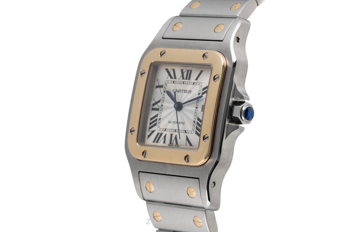 Cartier Santos steel / gold automatic men's watch W2020050  [2605751]