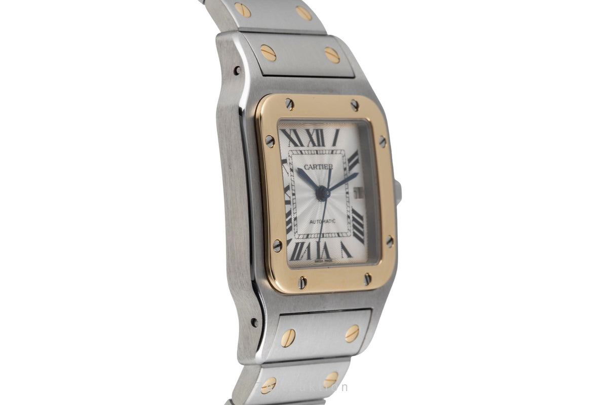 Cartier Santos steel / gold automatic men's watch W2020050  [2605751]