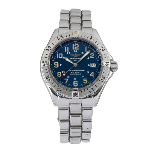 Breitling Superocean acero automático reloj para caballeros A17040  [2605752]