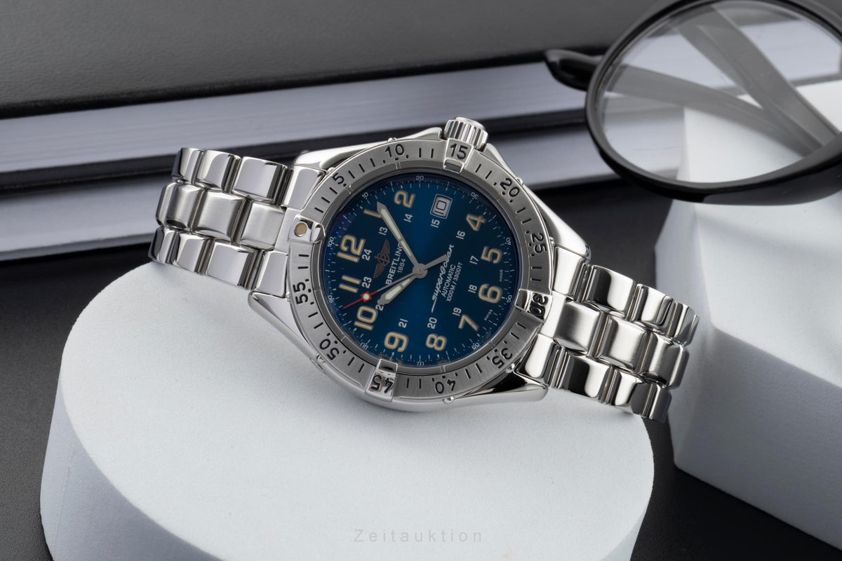 Breitling Superocean acero automático reloj para caballeros A17040  [2605752]
