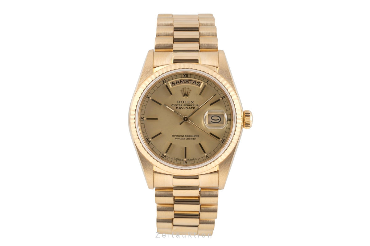 Rolex Day-Date 18 ct gold automatic men's watch 18038  [2605753]