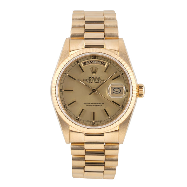 Rolex Day-Date 18 ct gold automatic men's watch 18038  [2605753]