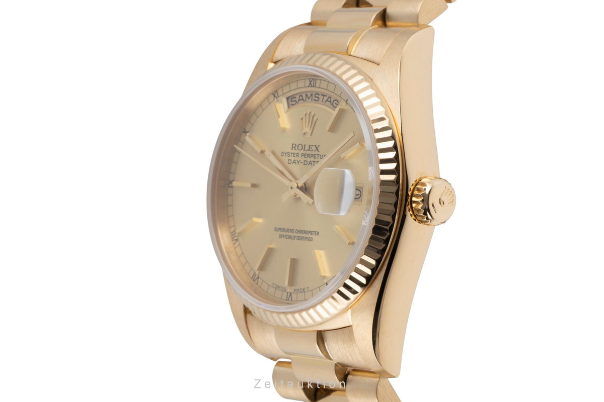 Rolex Day-Date 18 ct gold automatic men's watch 18038  [2605753]