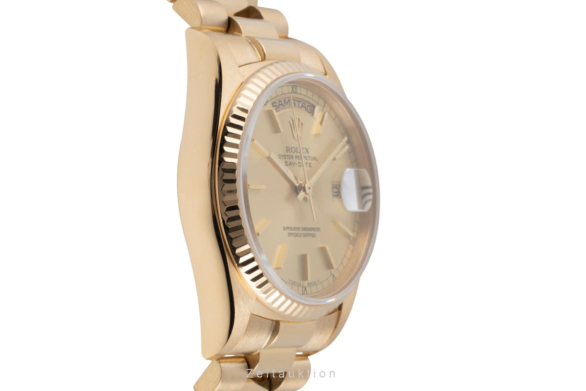 Rolex Day-Date 18 ct gold automatic men's watch 18038  [2605753]