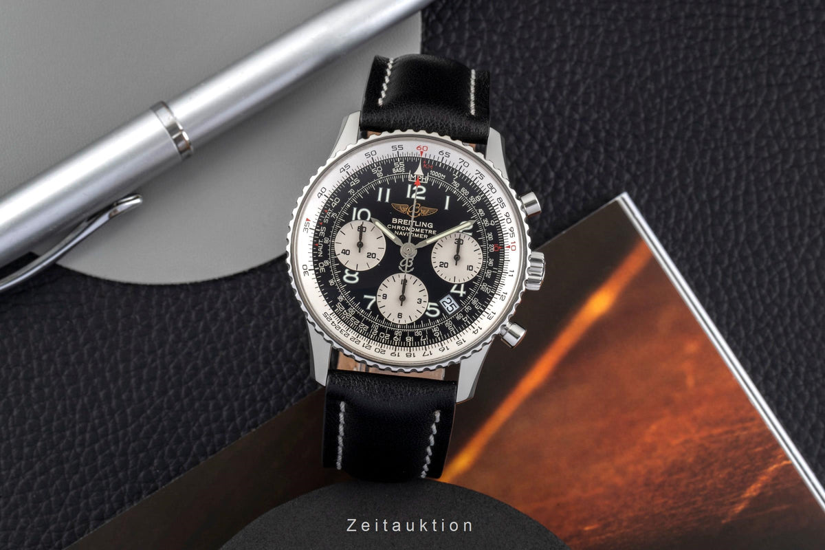 Breitling Navitimer chronograph steel automatic men's watch A23322  [2605754]