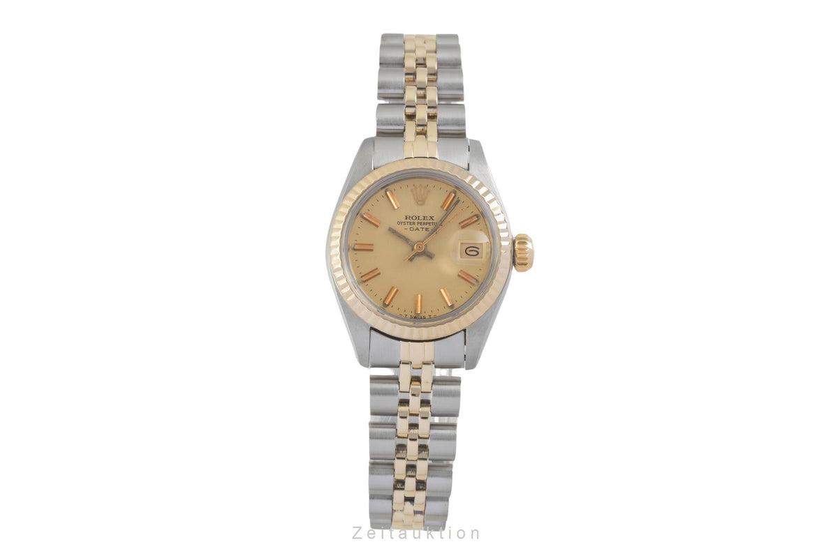 Rolex Lady Date acier / or  automatique montre pour femmes 6917 Vintage  [2605755]